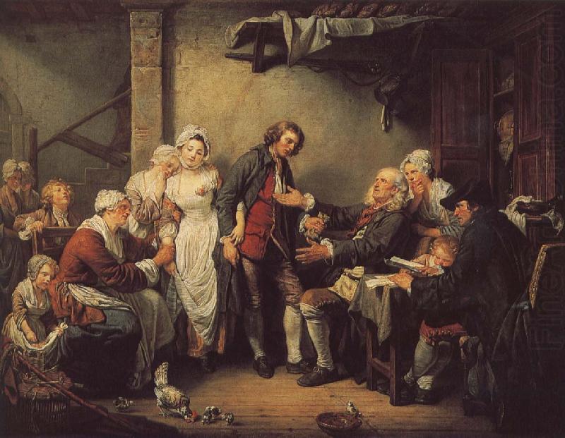 engagement of the village, unknow artist